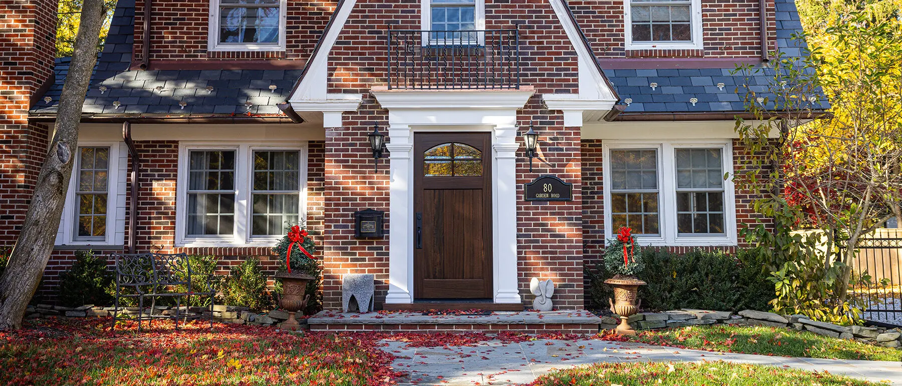 Custom exterior wood door
