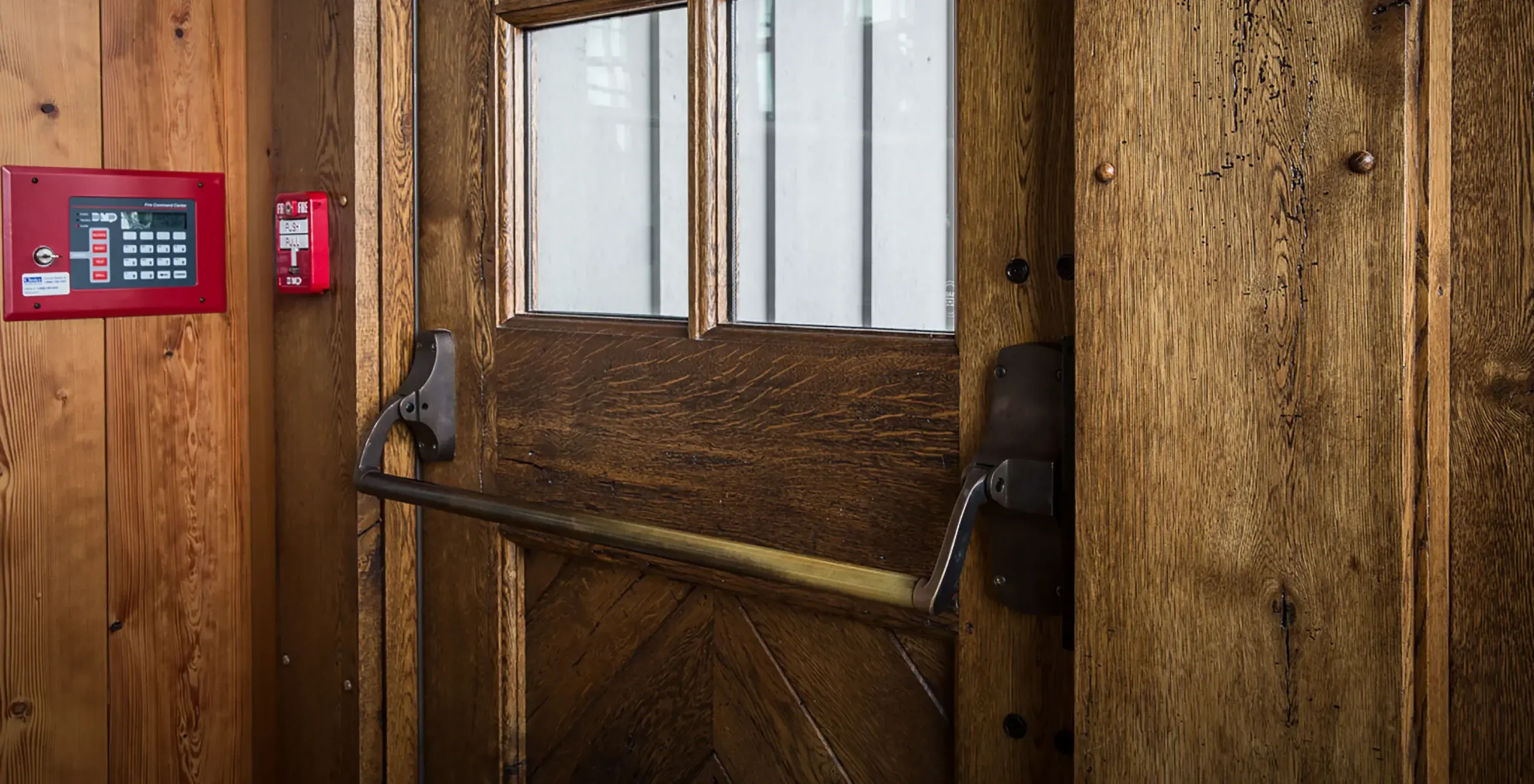 Emergency or panic door