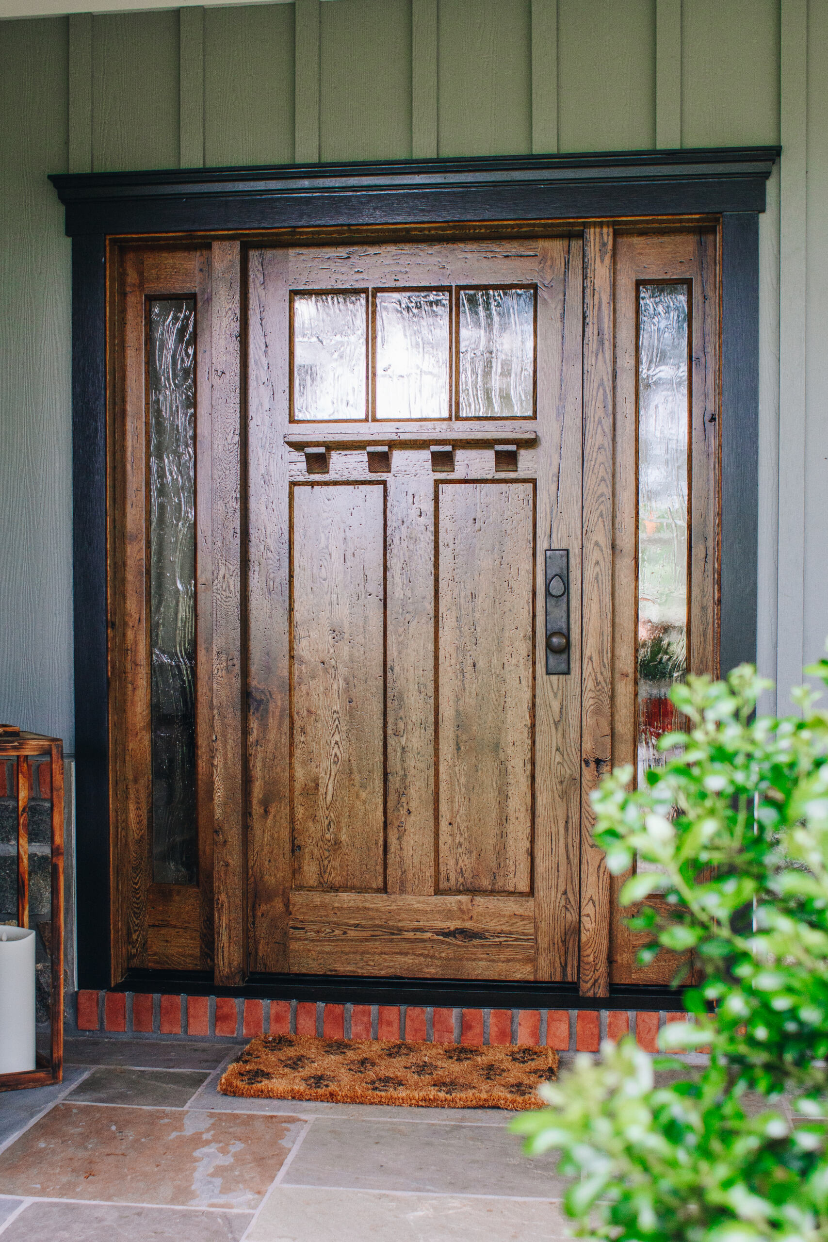 craftsman-style front door