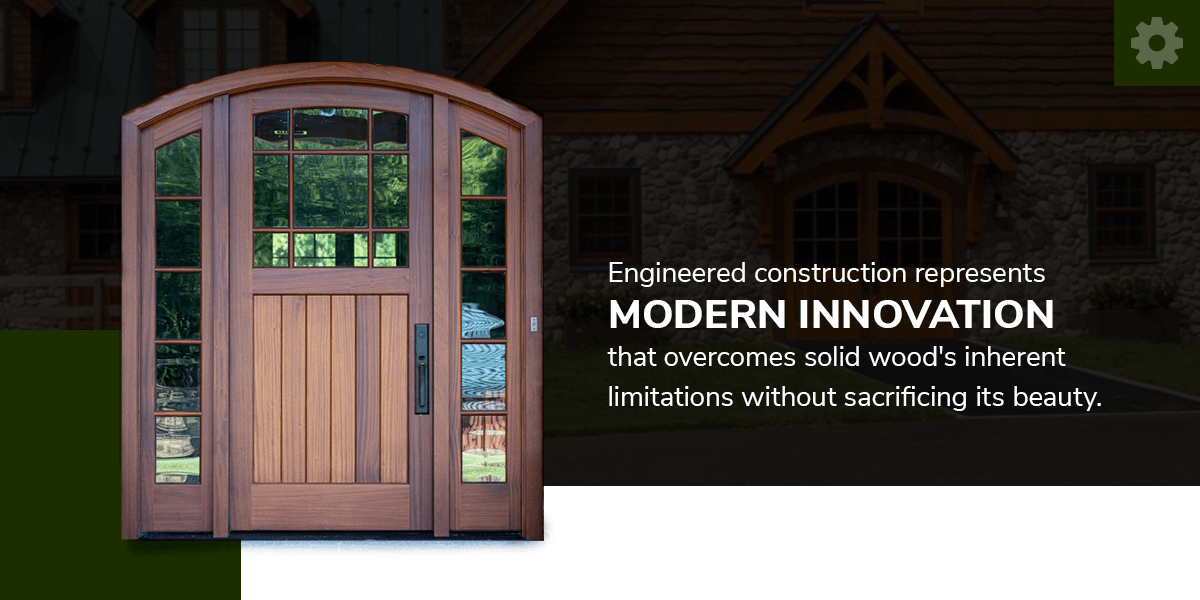 engineered door construction